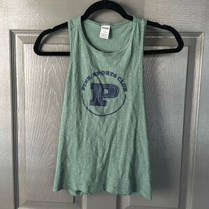 VS Pink racer-back tank top